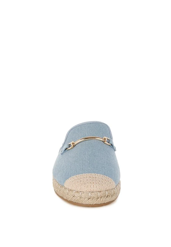 Midori Denim Slip-On Mules - Image 4