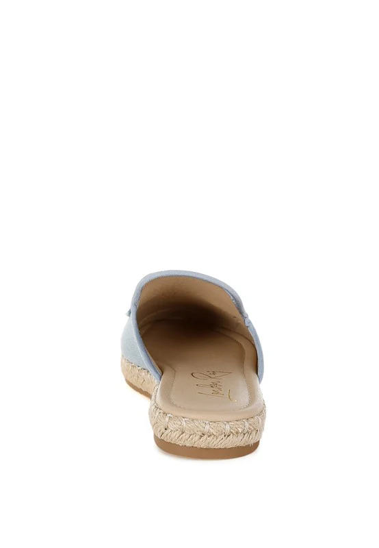 Midori Denim Slip-On Mules - Image 6