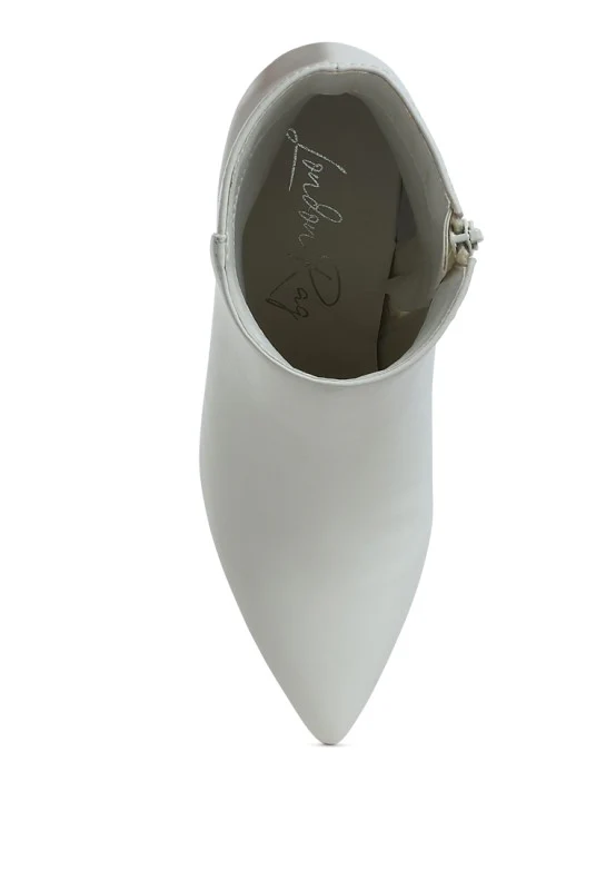Migelo Faux Leather Ankle Boots - Image 12