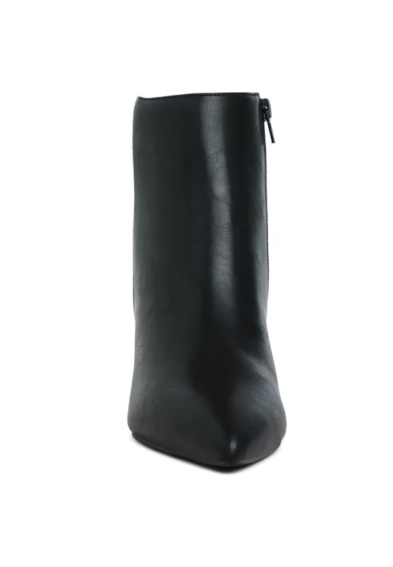 Migelo Faux Leather Ankle Boots - Image 8
