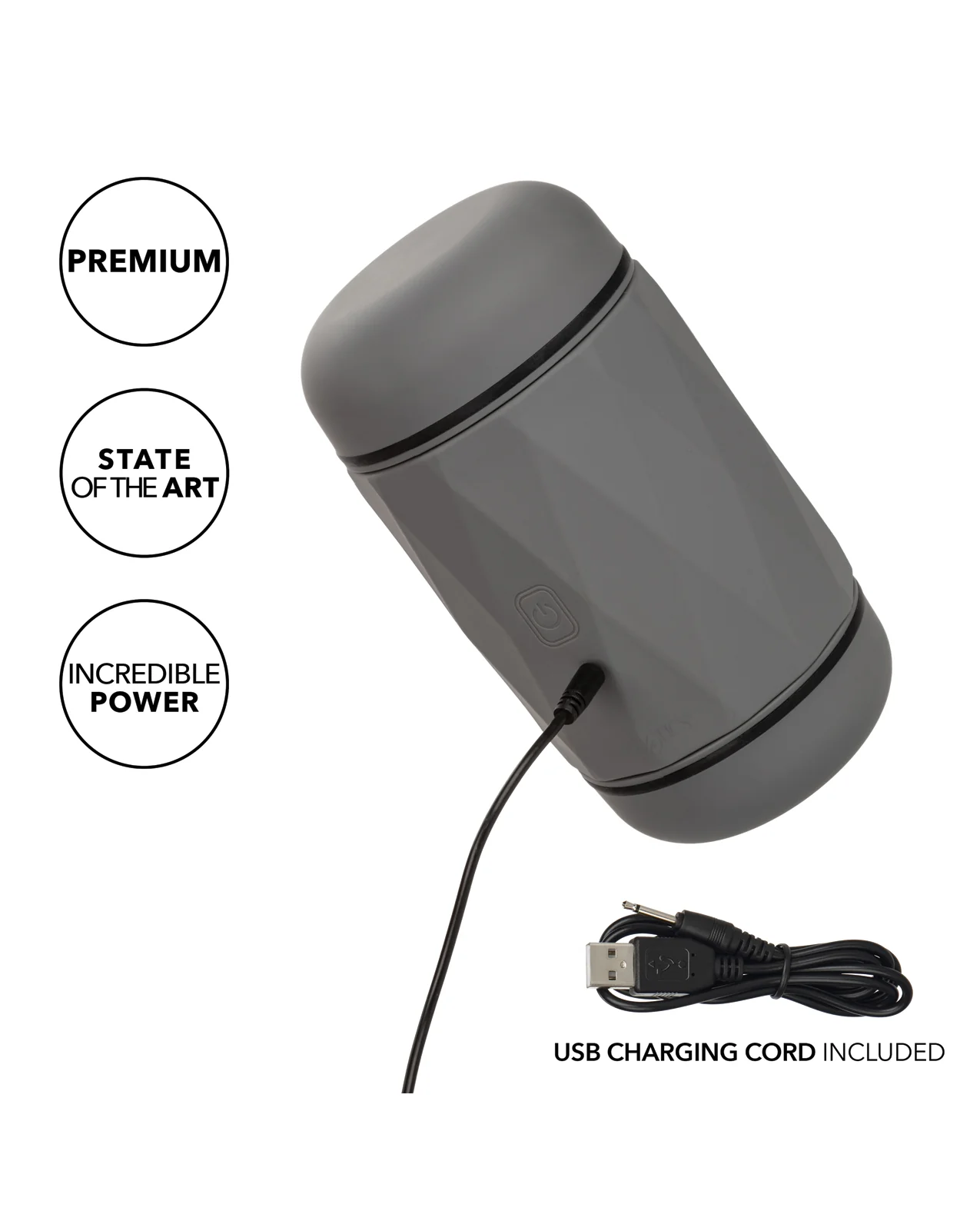 Milk Master Vibro Squeeze Pussy Stroker - Black - Image 5