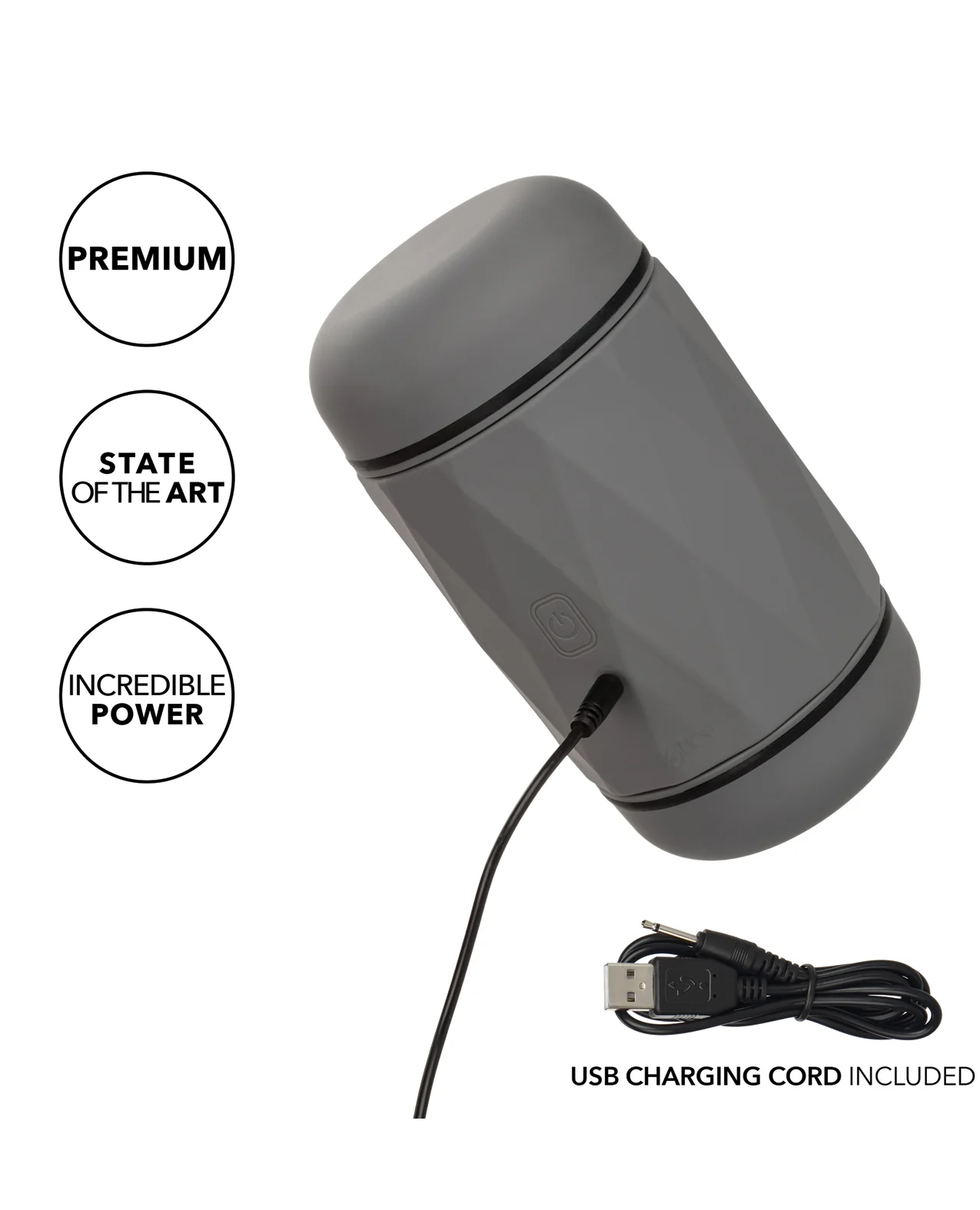 Milk Master Vibro Squeeze Stroker - Black - Image 5