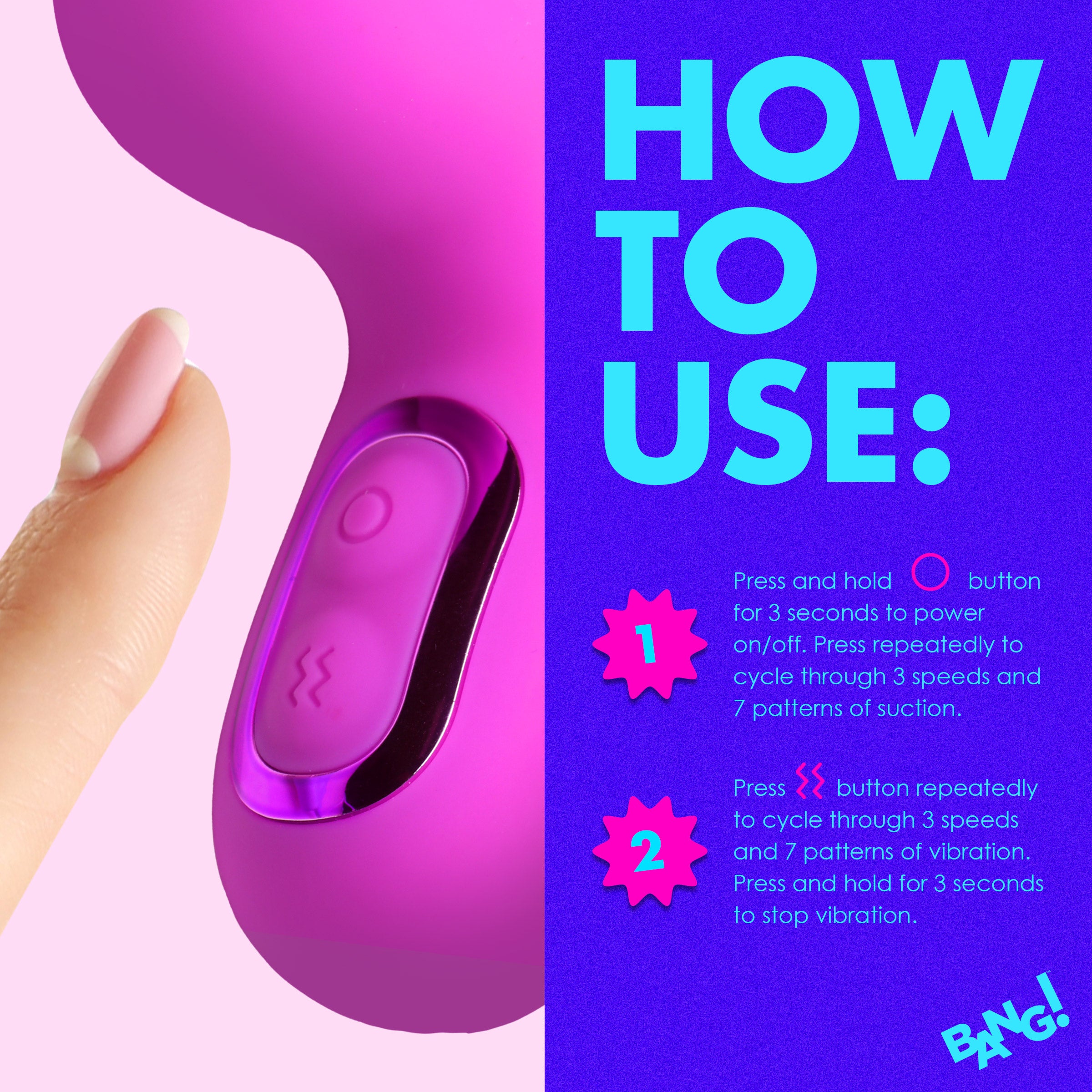Mini Suction Silicone Rabbit Vibrator - Image 4