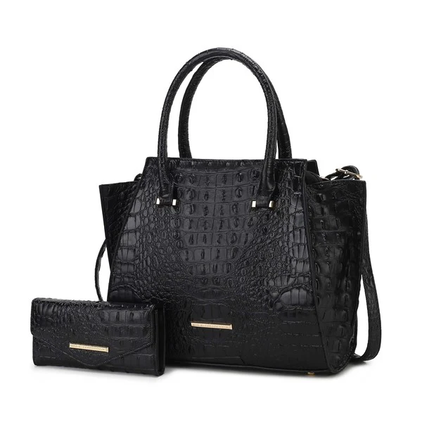 MKF Collection Viridiana Croc-Embossed Tote Bag - Image 3