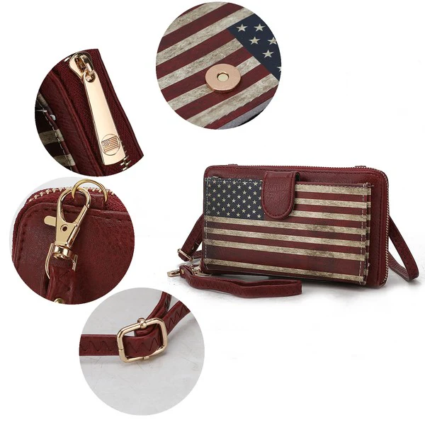 MKF Kiara Wallet FLAG Crossbody Bag by Mia K - Image 13