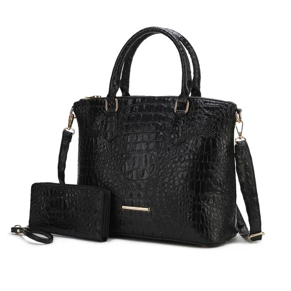 MKF Liora Croc Embossed Tote and Set by Mia K - Image 3