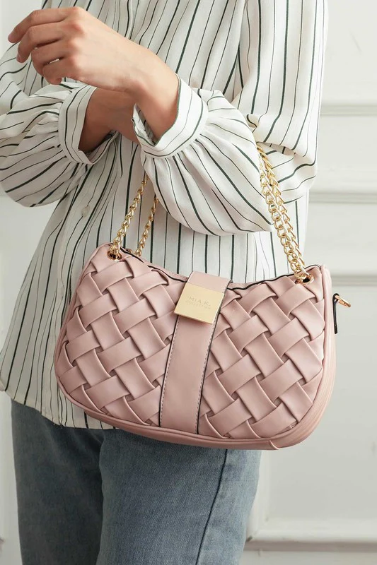 MKF Solari Braided Chain Shoulder Bag by Mia K