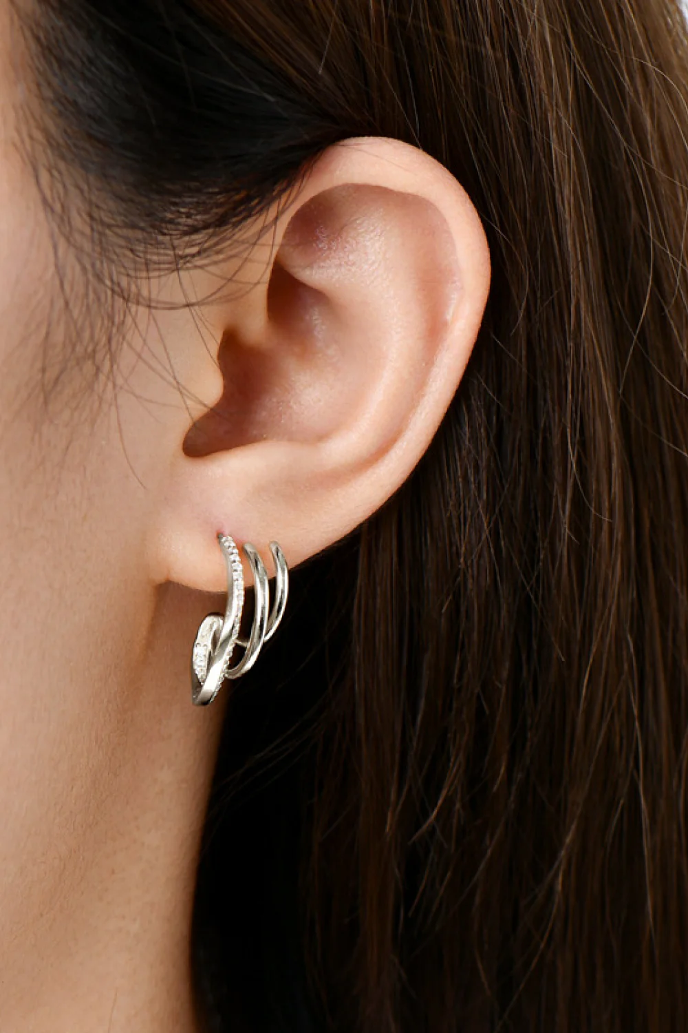 Moissanite 925 Sterling Silver Earrings - Image 5