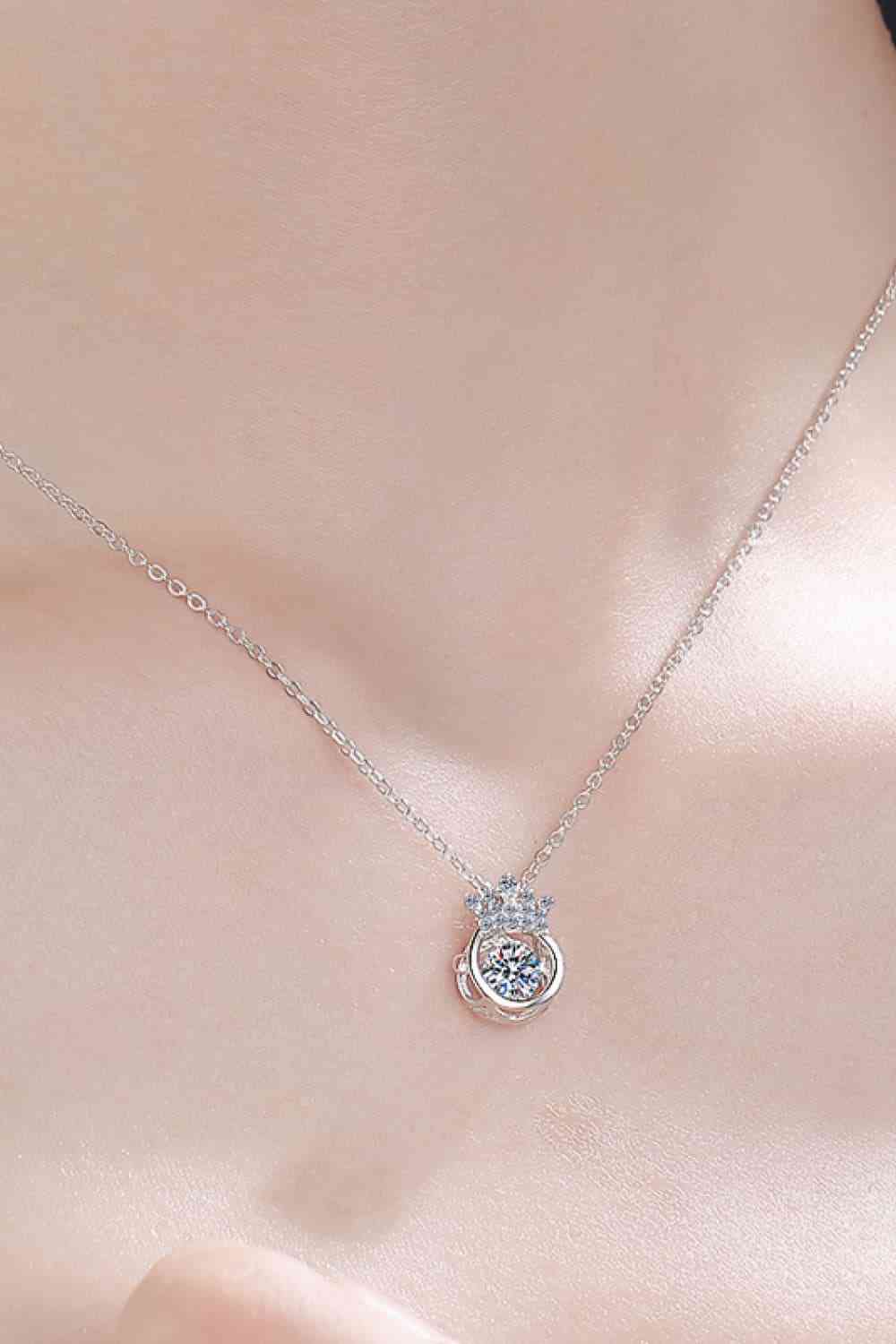 Moissanite 925 Sterling Silver Necklace - Image 2
