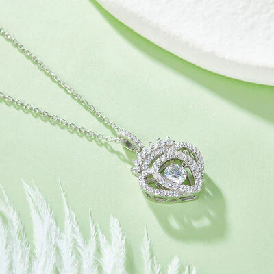 Moissanite 925 Sterling Silver Necklace - Image 2