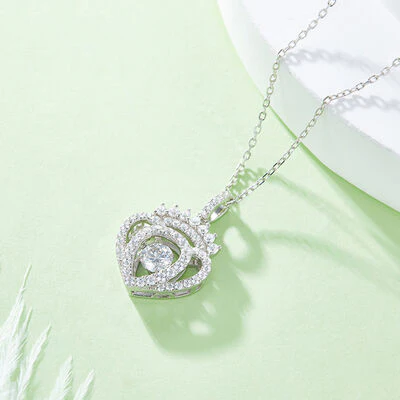 Moissanite 925 Sterling Silver Necklace - Image 3