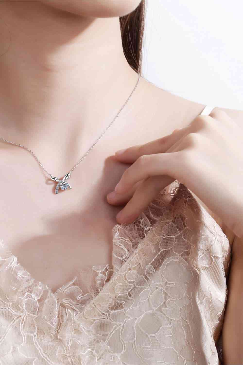 Moissanite 925 Sterling Silver Necklace - Image 6