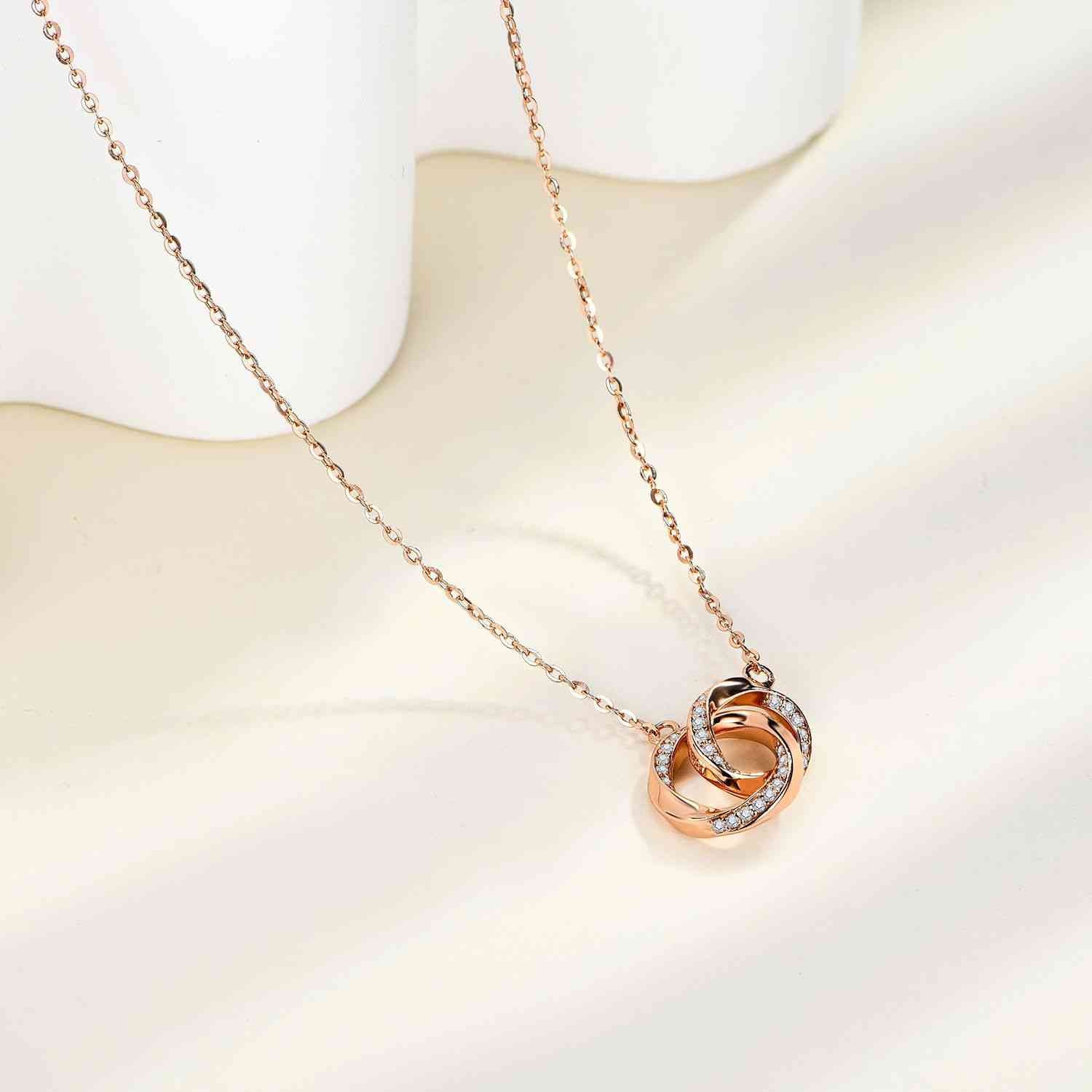 Moissanite 925 Sterling Silver Necklace - Image 2