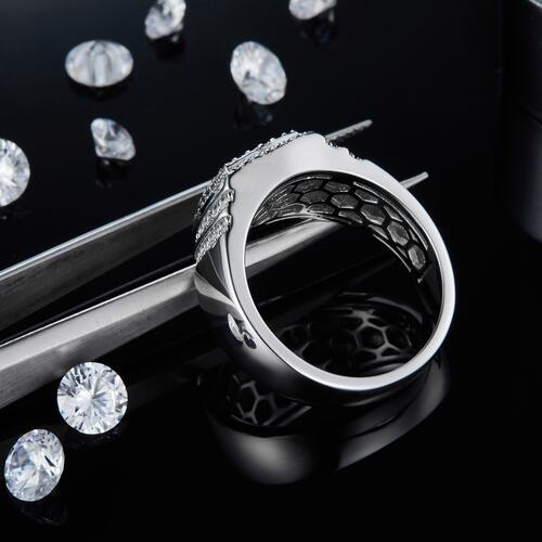 Moissanite 925 Sterling Silver Ring - Image 2