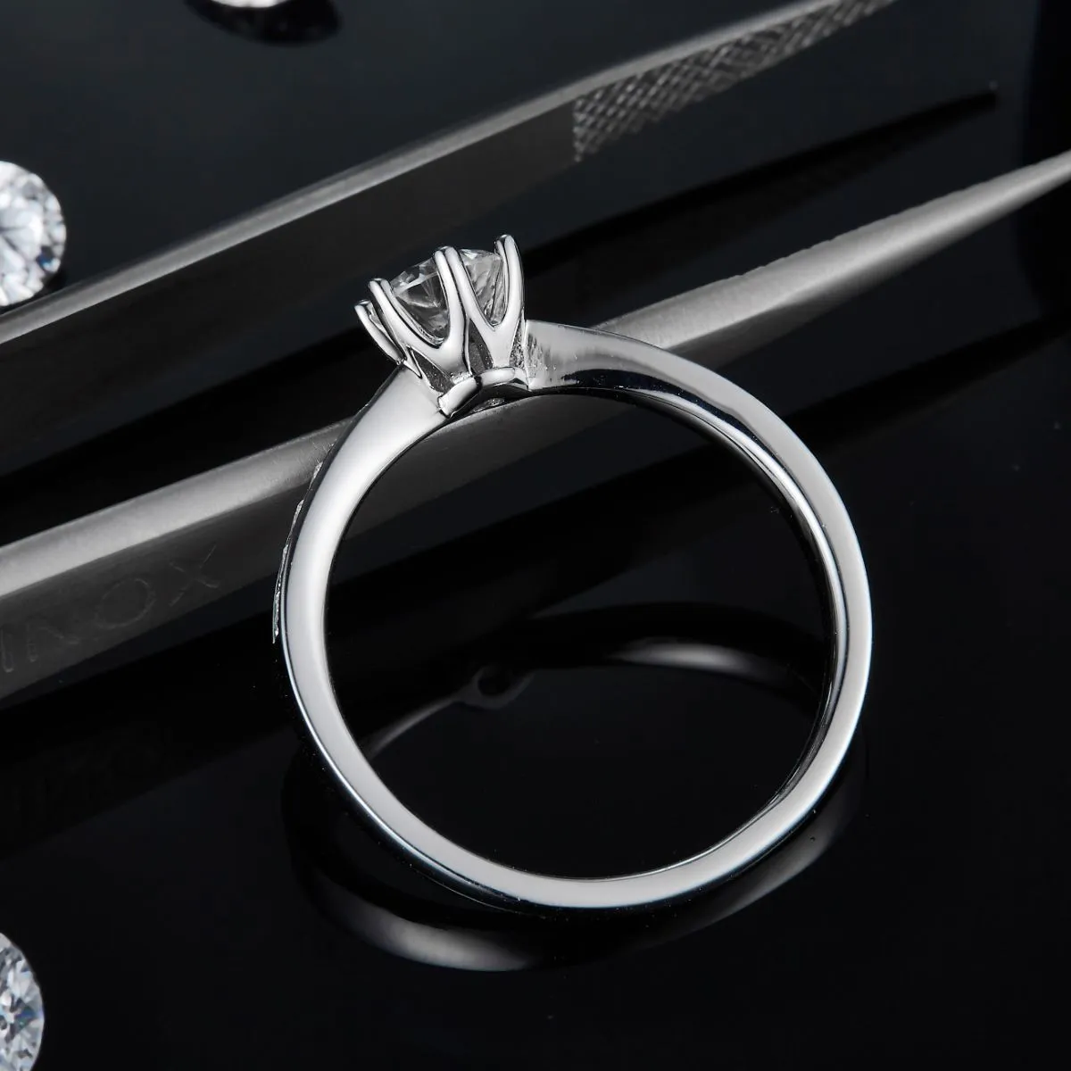 Moissanite 925 Sterling Silver Ring - Image 3