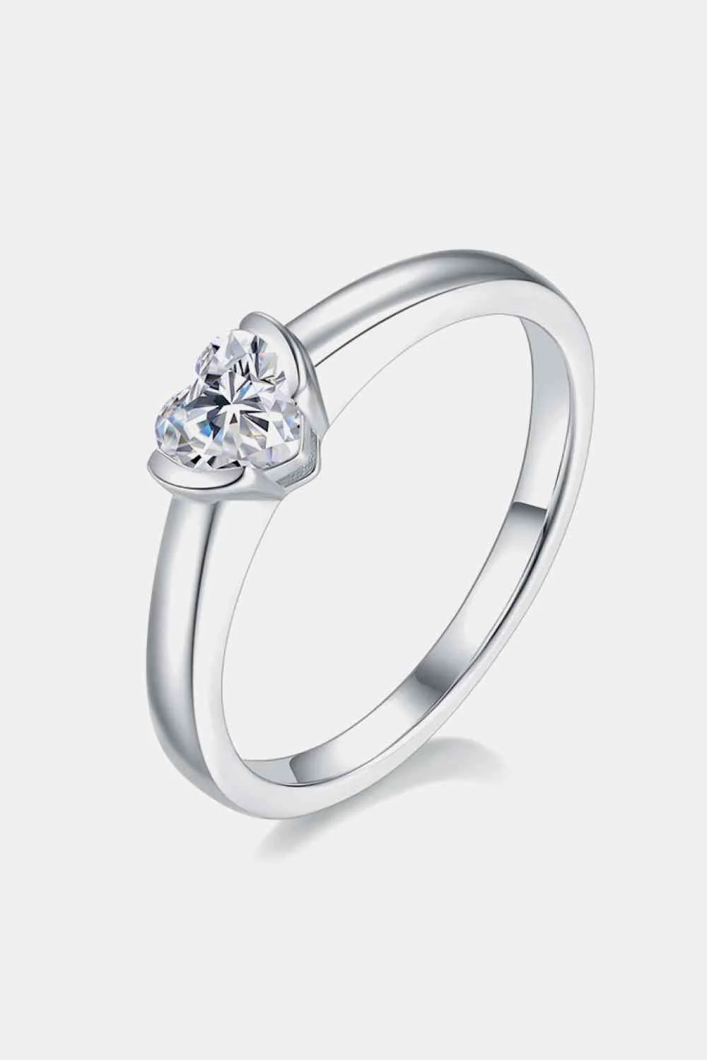 Moissanite 925 Sterling Silver Solitaire Ring - Image 10