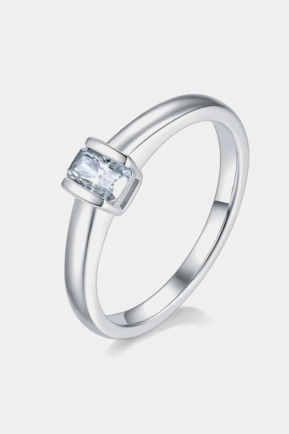Moissanite 925 Sterling Silver Solitaire Ring - Image 13