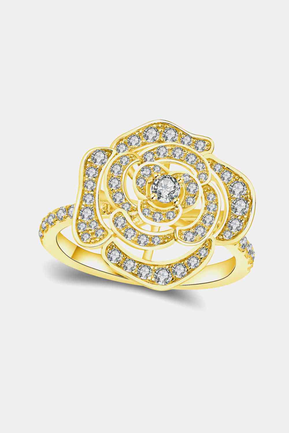 Moissanite Flower Shape Ring - Image 5