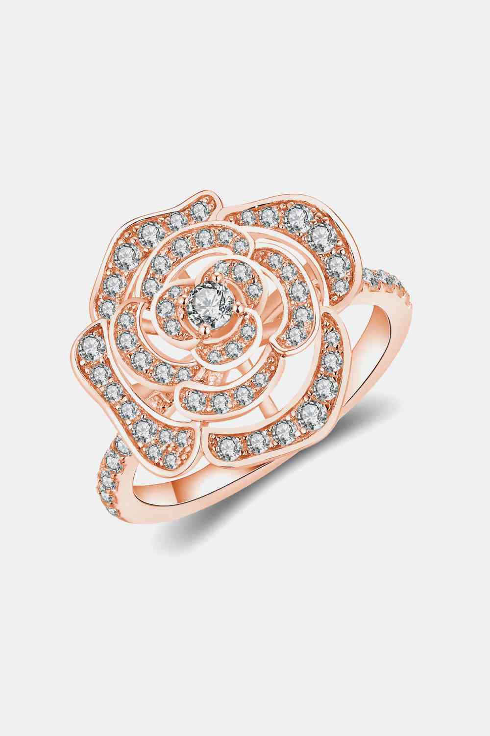 Moissanite Flower Shape Ring - Image 7