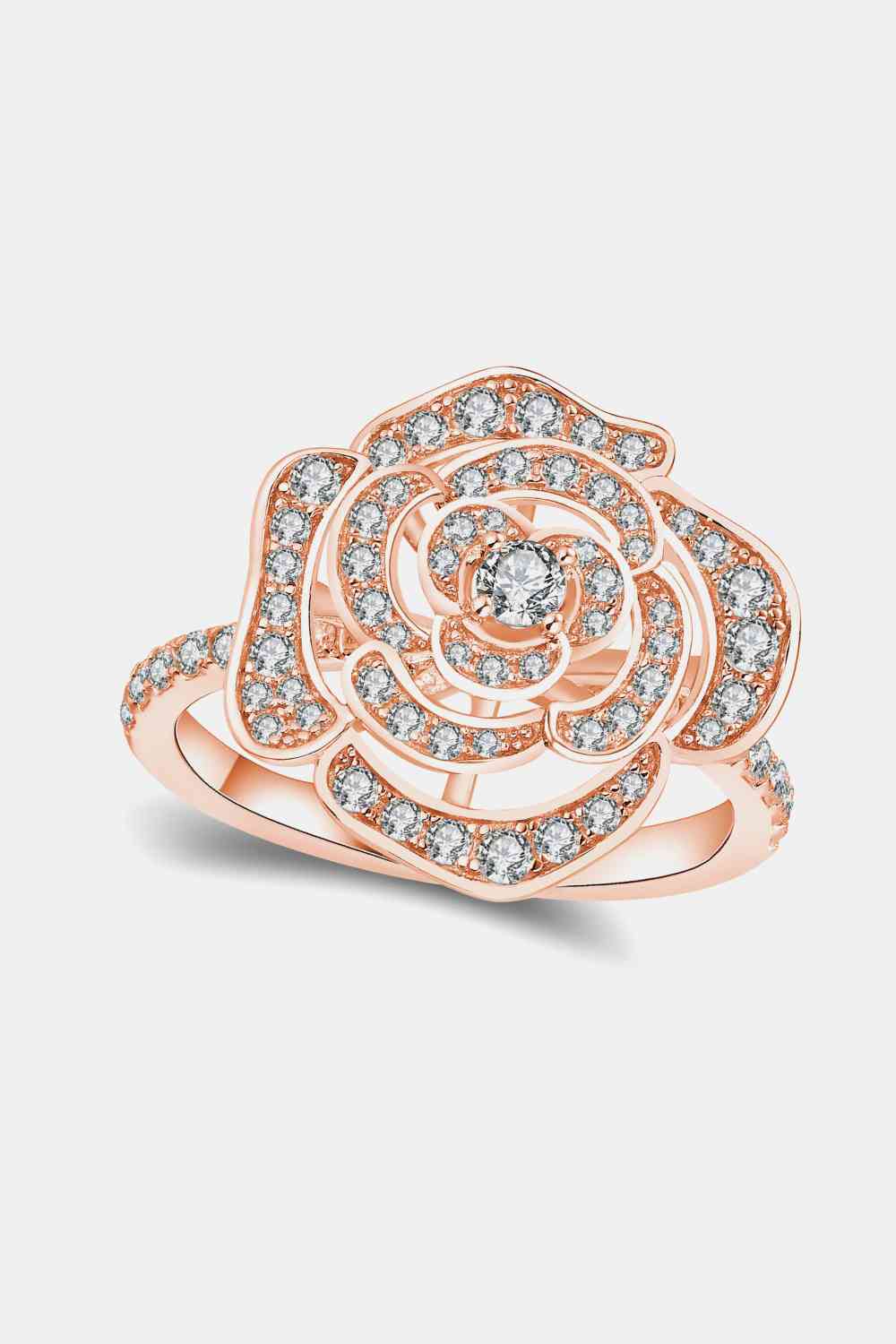 Moissanite Flower Shape Ring - Image 8