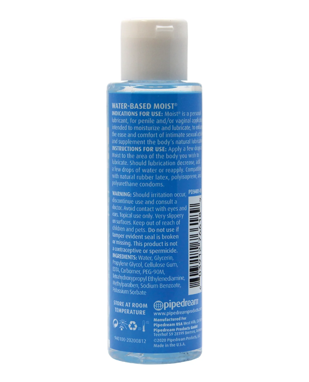 Moist Premium Formula Water-Based Personal Lubricant - 4.4 oz - Image 2