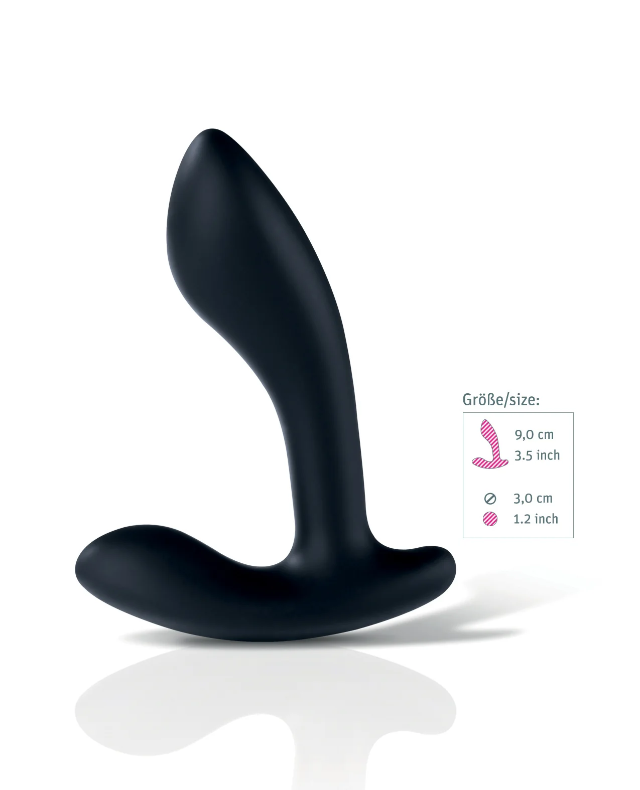 Mystim Flexing Flavio eStim Silicone Prostate Stimulator - Black - Image 5
