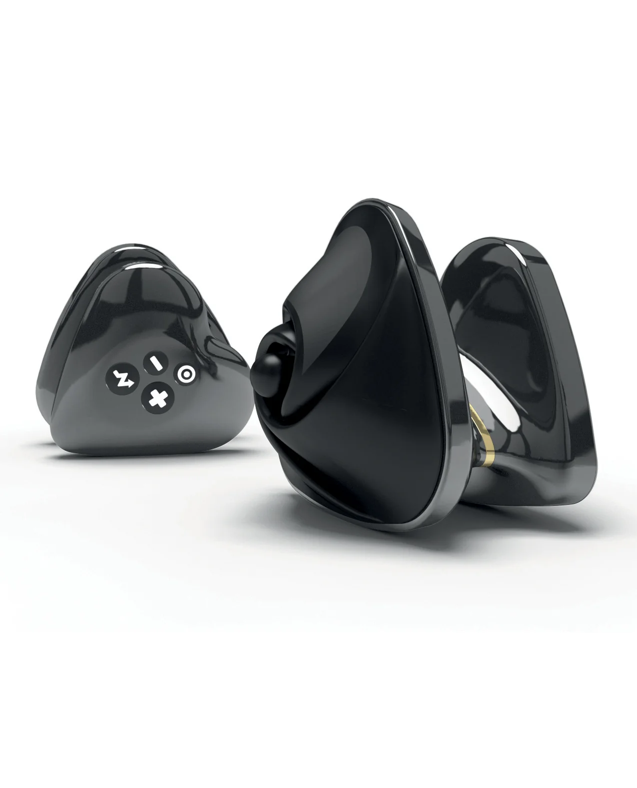 Mystim Hearts Desire eStim Layon Vibrator - Black - Image 2