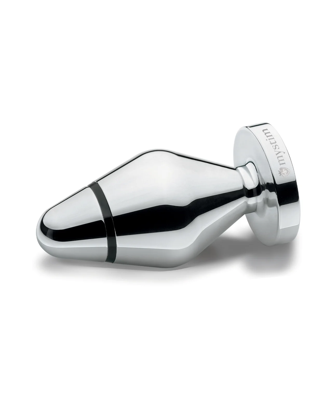 Mystim Little John Buttplug Small Aluminum - Silver - Image 4