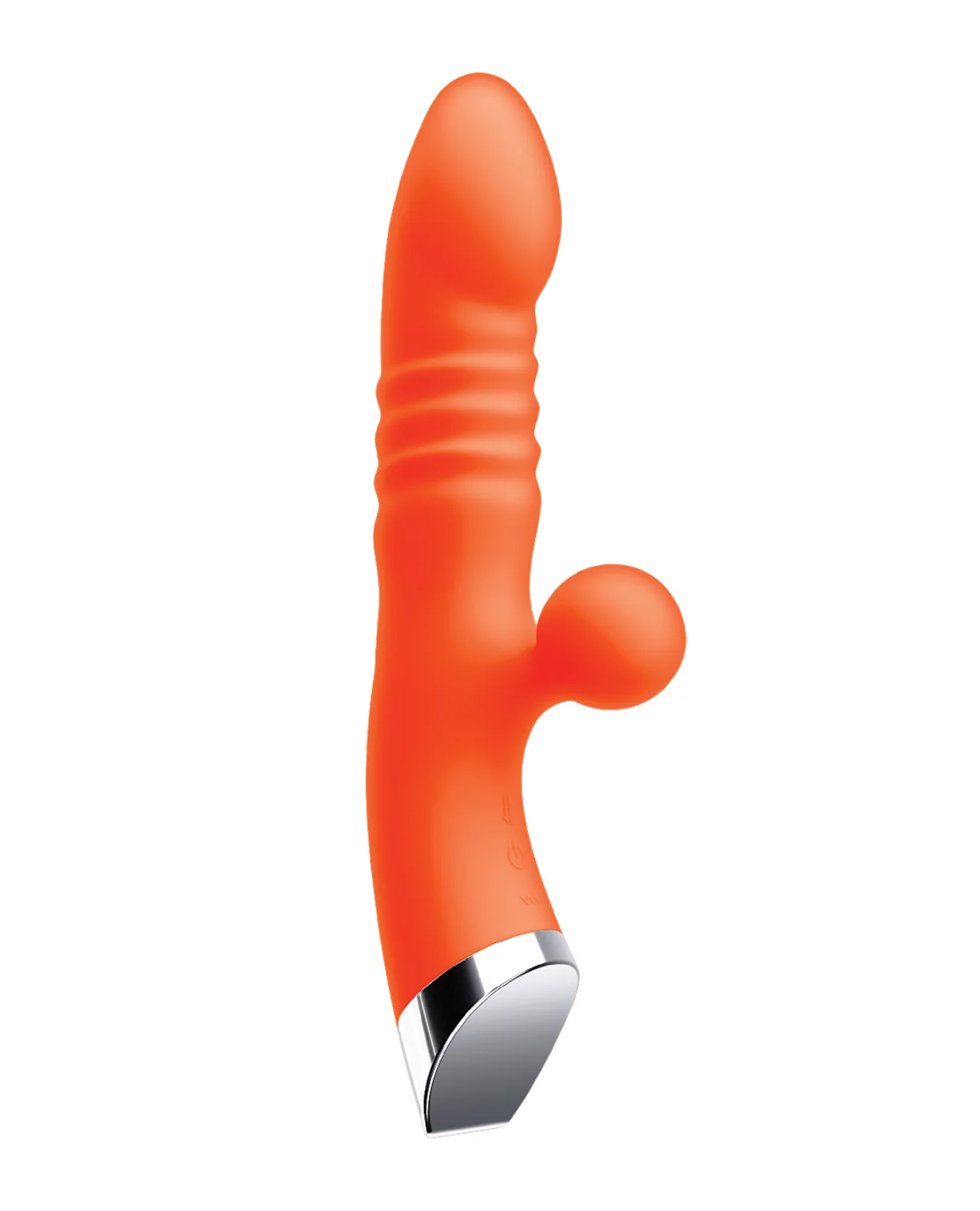 Nasstoys Intruder Thrusting Pleasure Vibe - Tangerine - Image 2