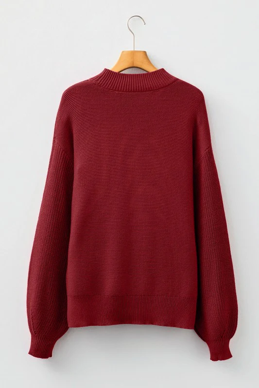 Natalia Drop Shoulder Loose Sweater - Image 5
