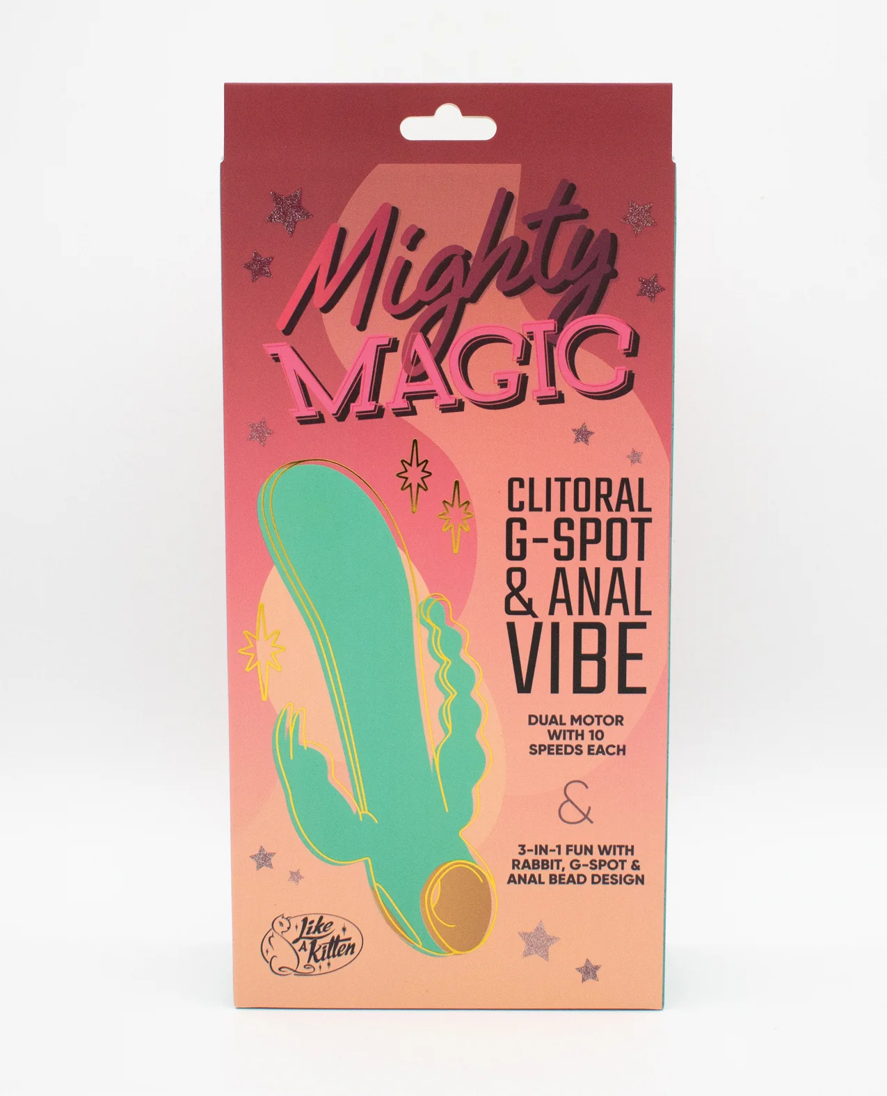 Natalie's Toy Box Mighty Magic Clit, G-Spot & Anal Vibrator - Aqua - Image 5