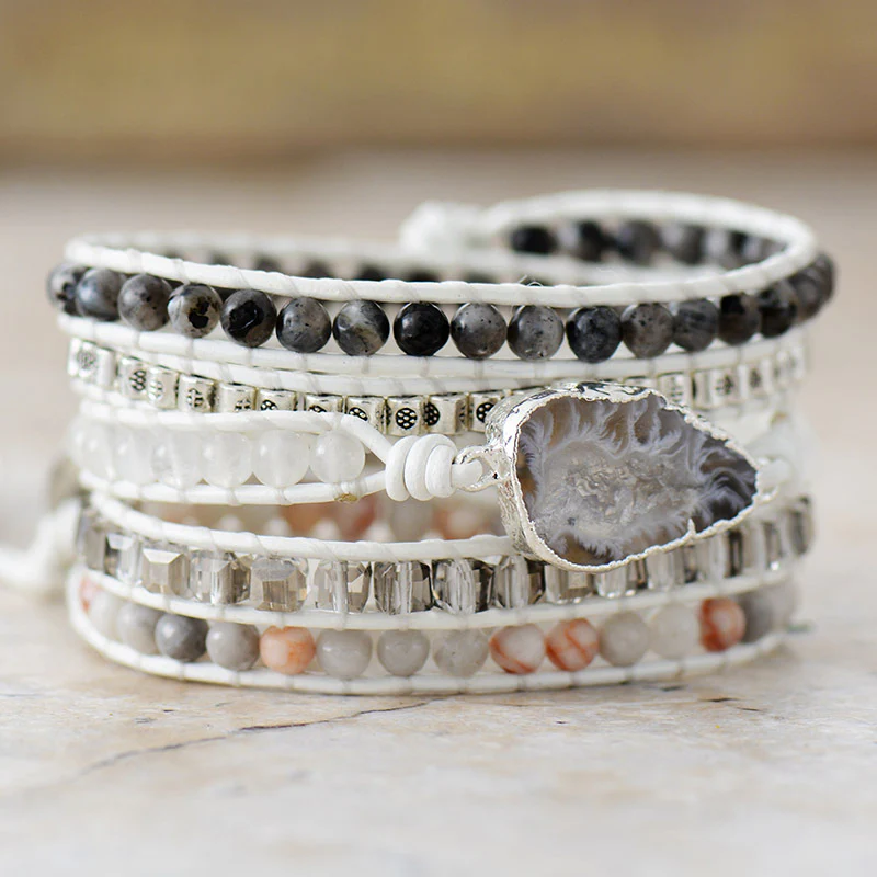 Natural Stone Layered Bracelet - Image 2