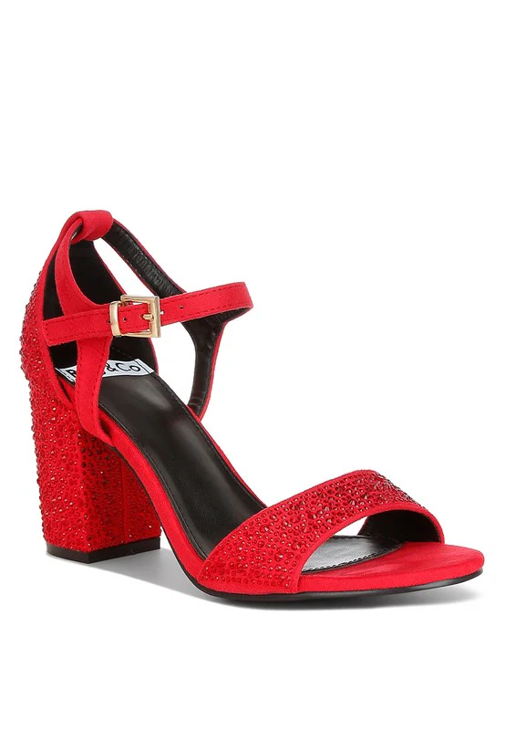 Navoli Rhinestones Embellished Sandals - Image 12