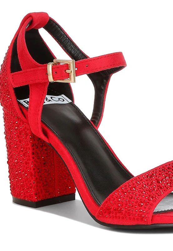Navoli Rhinestones Embellished Sandals - Image 14