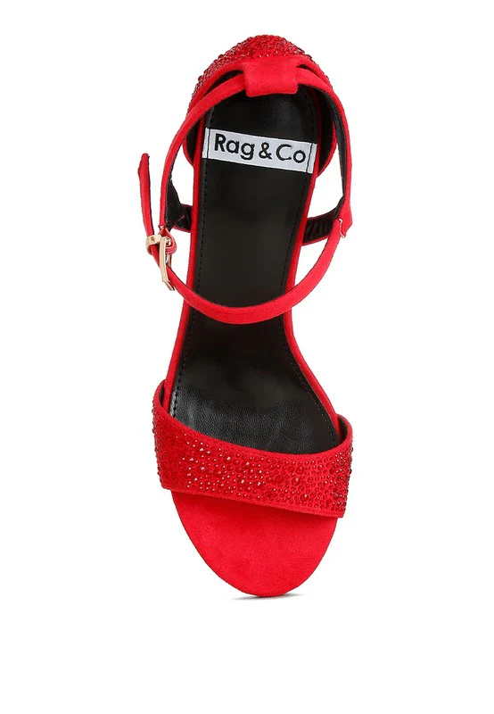 Navoli Rhinestones Embellished Sandals - Image 16