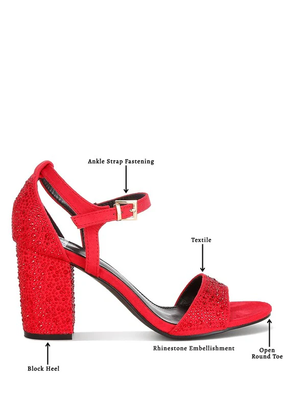 Navoli Rhinestones Embellished Sandals - Image 17