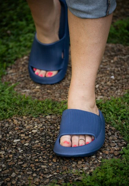 Navy Blue Insanely Comfortable Slides