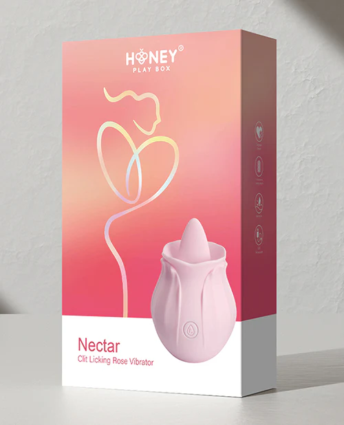 Nectar Clit Licking Rose Vibrator - Pink - Image 5
