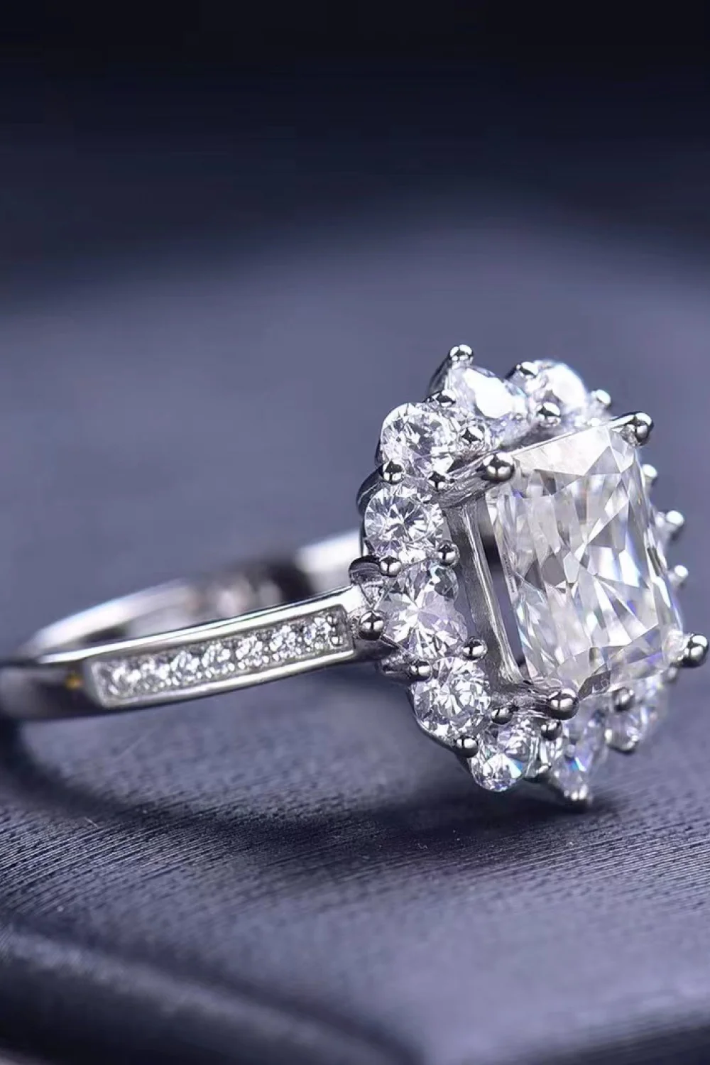 Need You Now 2 Carat Moissanite Ring - Image 5