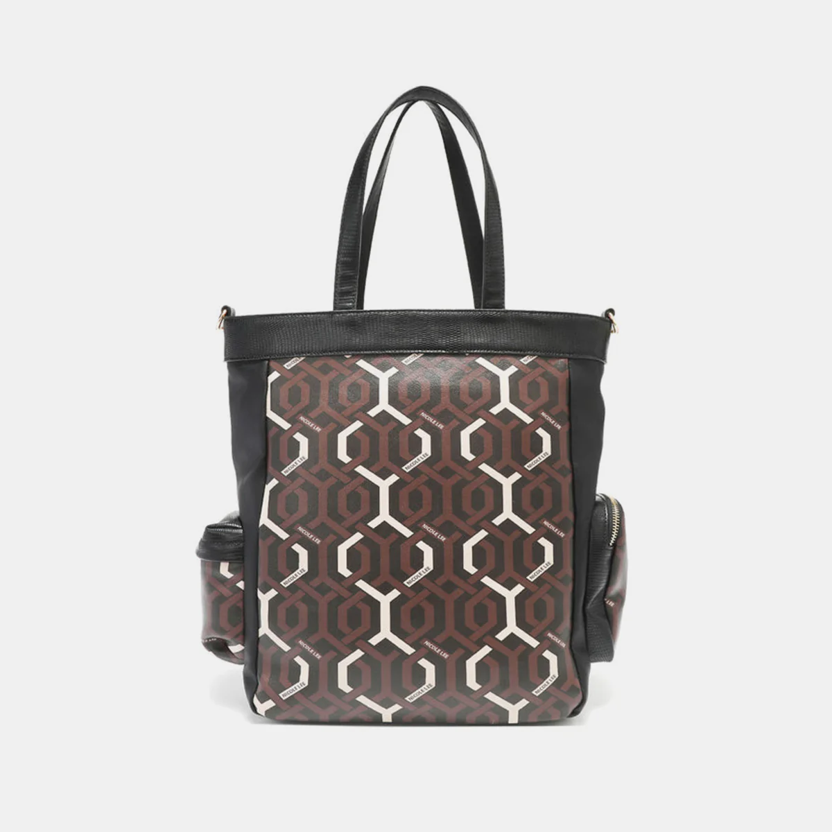 Nicole Lee USA Geometric Pattern Tote Bag - Image 5