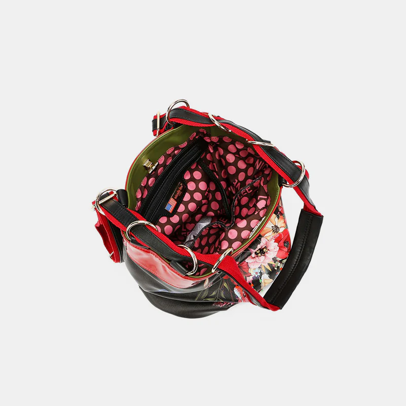 Nicole Lee USA Multifunctional Bucket Bag Backpack - Image 5