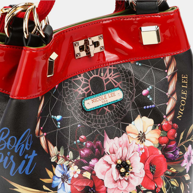Nicole Lee USA Multifunctional Bucket Bag Backpack - Image 8