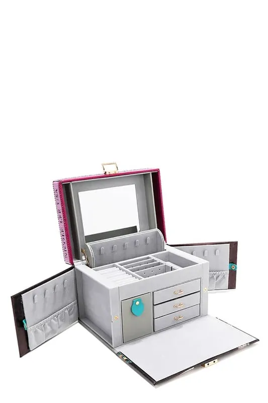 Nicole Lee USA Rhinestone Jewelry Box - Image 7