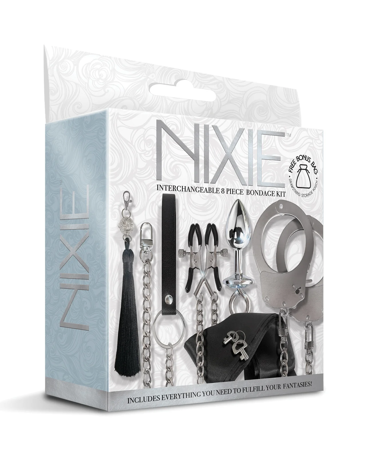 Nixie Interchangeable 8 pc Bondage Kit - Image 4