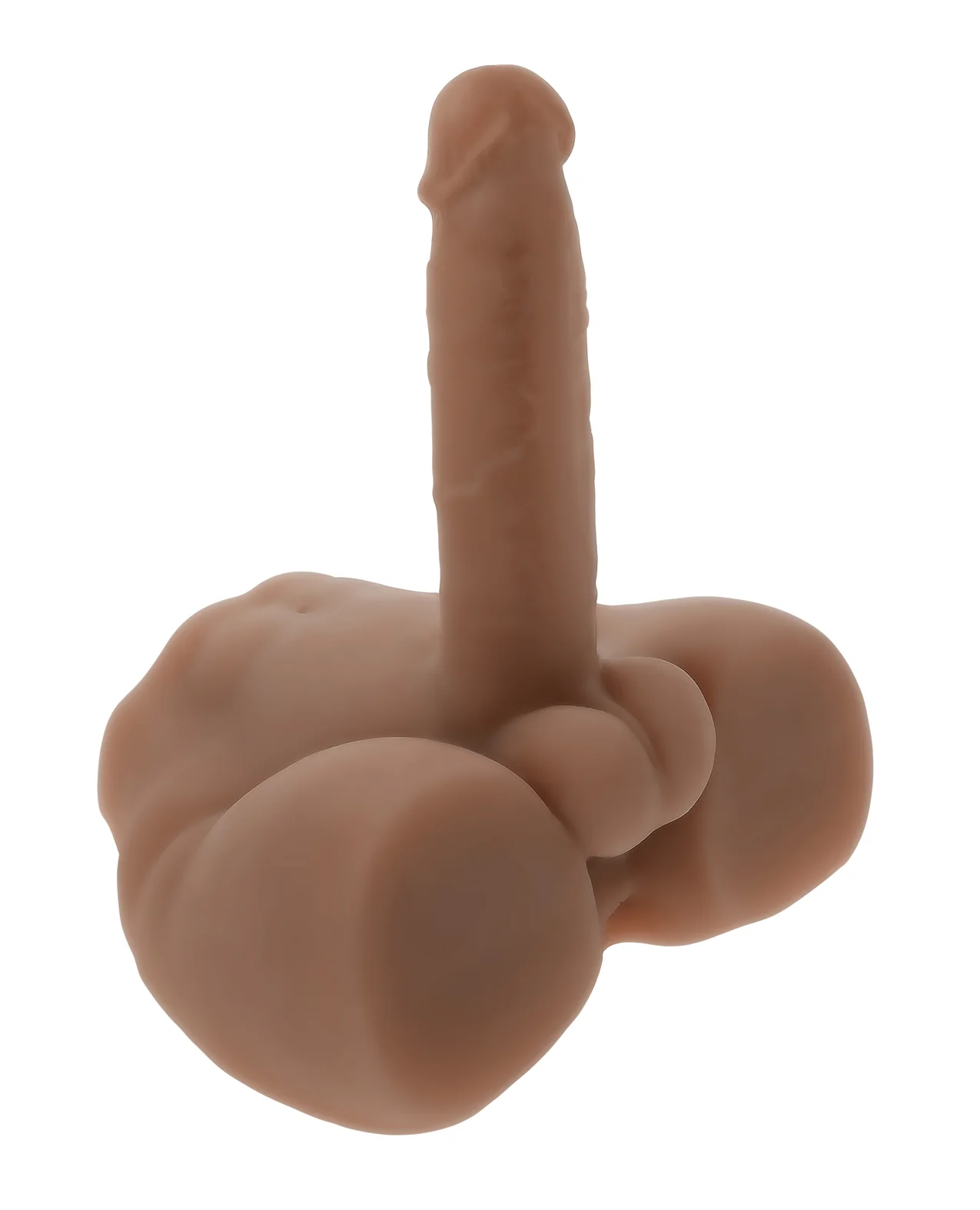 NO ETA Evolved Easy Rider Thrusting & Vibrating Life-Like Dildo - Dark - Image 2