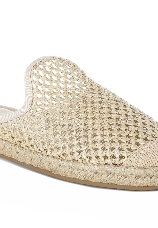 Nongai Raffia Espadrilles Mules - Image 2