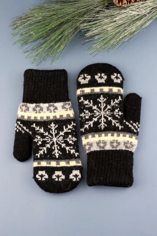 Nordic Snowflake Mittens - Image 7