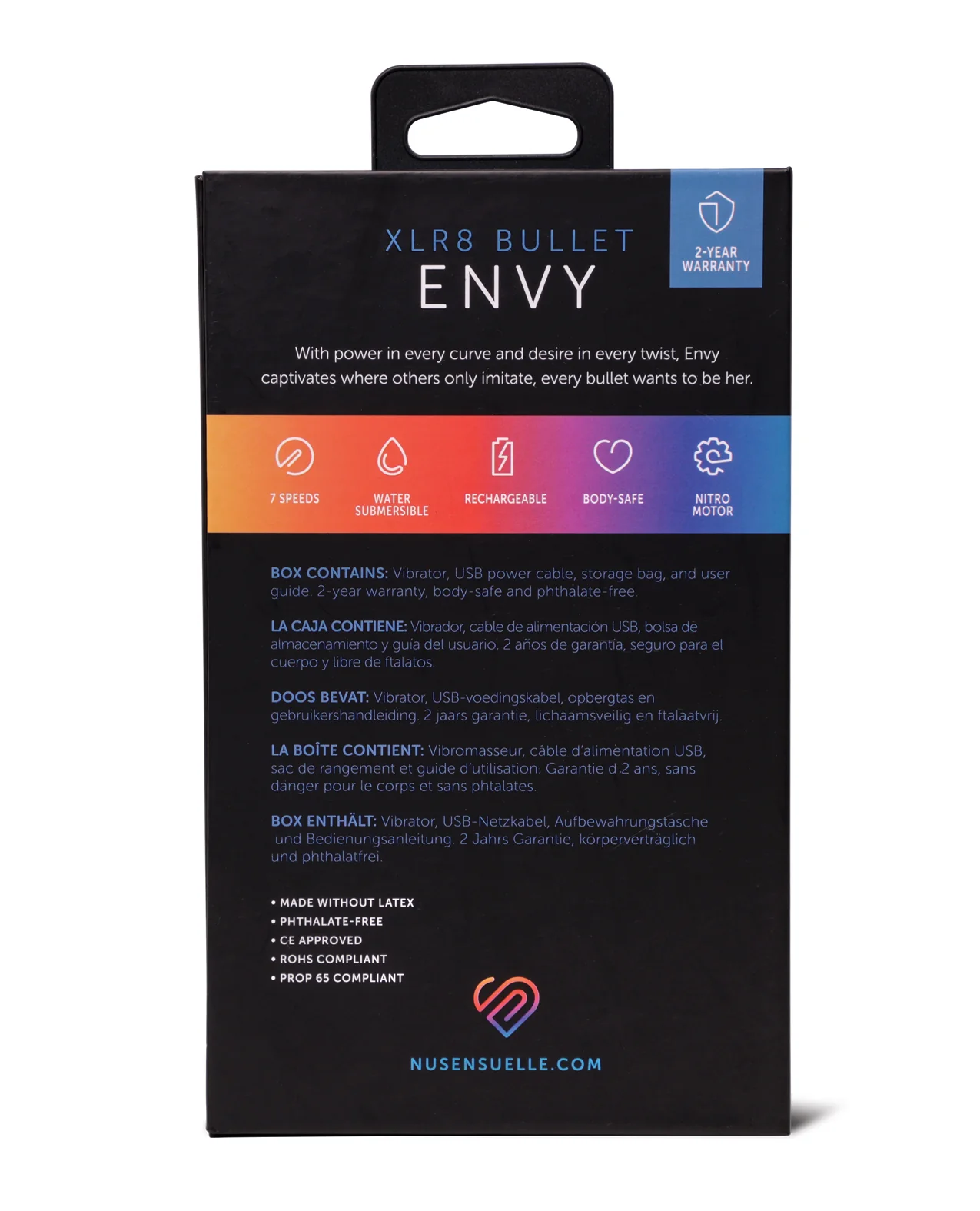Nu Sensuelle Envy XLR8 Bullet w/Nitro Motor - Deep Turquoise - Image 5