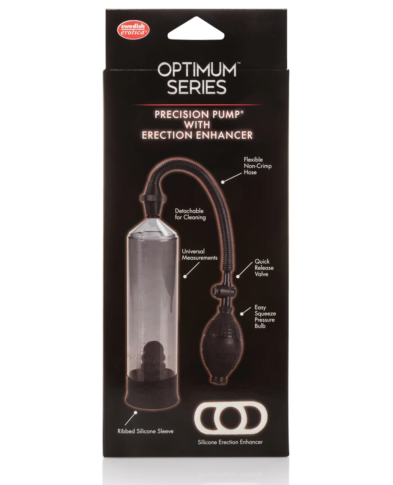 Optimum Series Precision Pump With Erection Enhancer - Smoke - Image 2