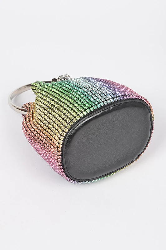Oversize Rhinestone Iconic Bucket Bag - Image 10